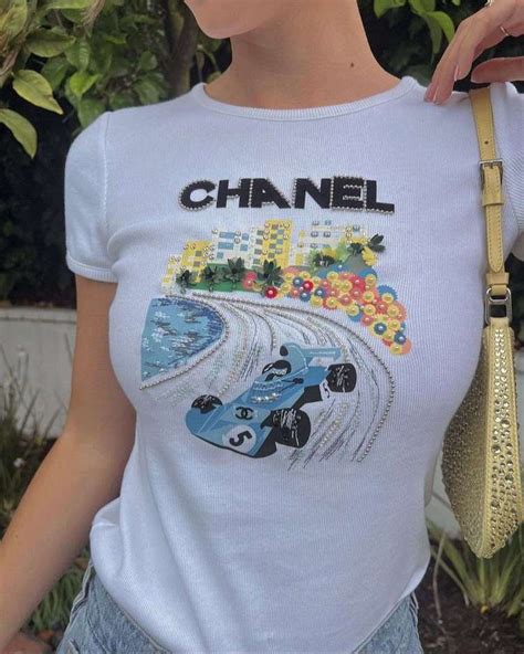 chanel f1 shirts|chanel official tiktok.